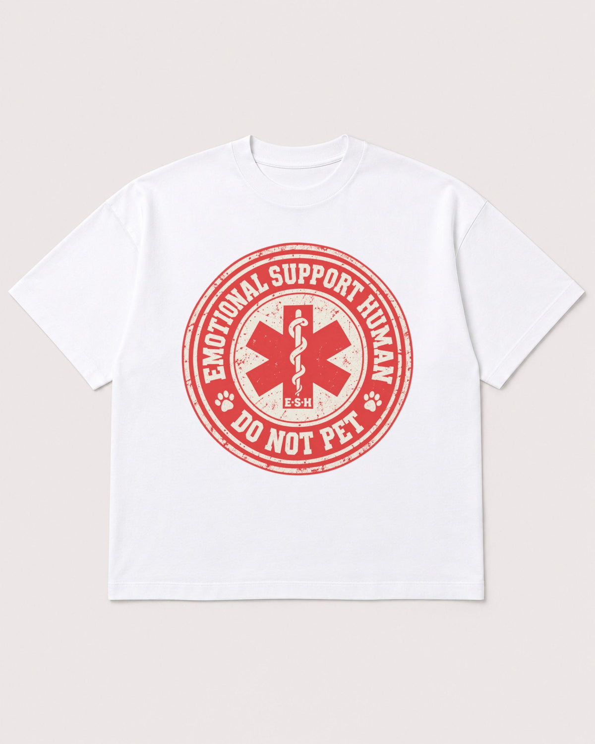 Mockup Boxy Heavyweight Tee White product