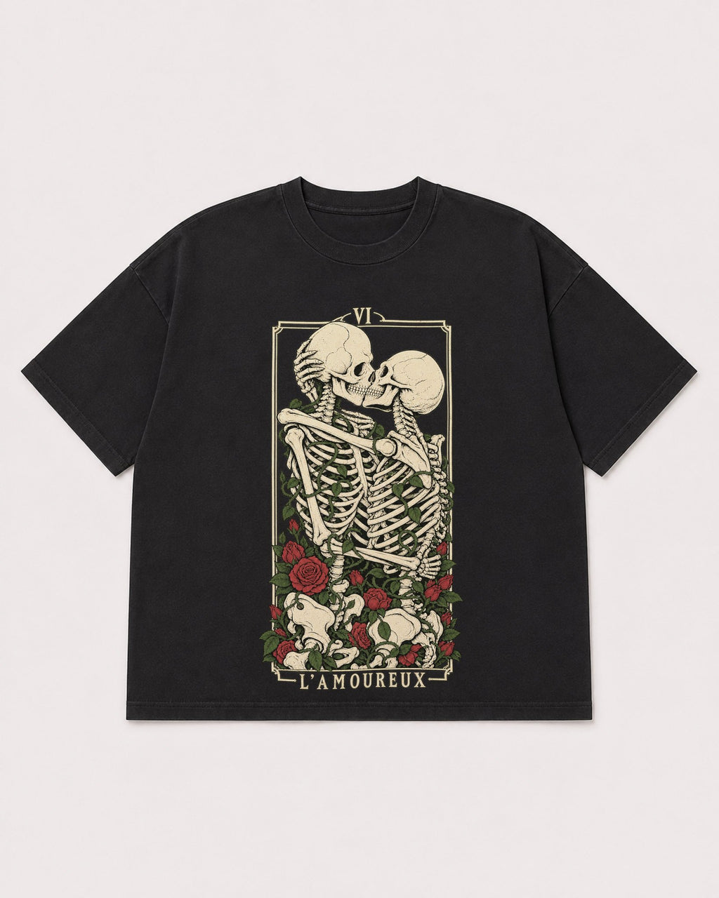 Mockup Boxy Heavyweight Tee Black product