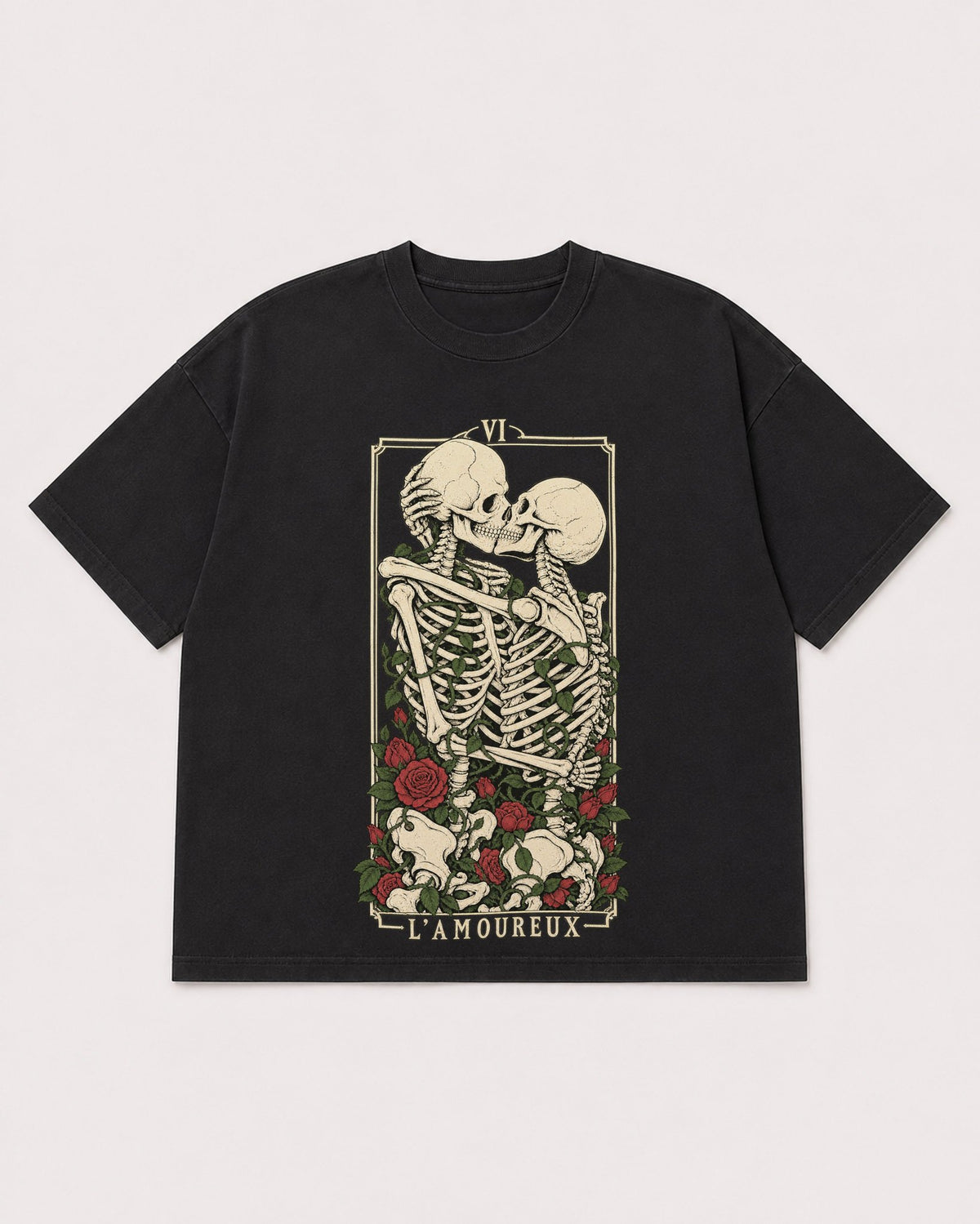 Mockup Boxy Heavyweight Tee Black product