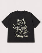 Mockup Boxy Heavyweight Tee Black product