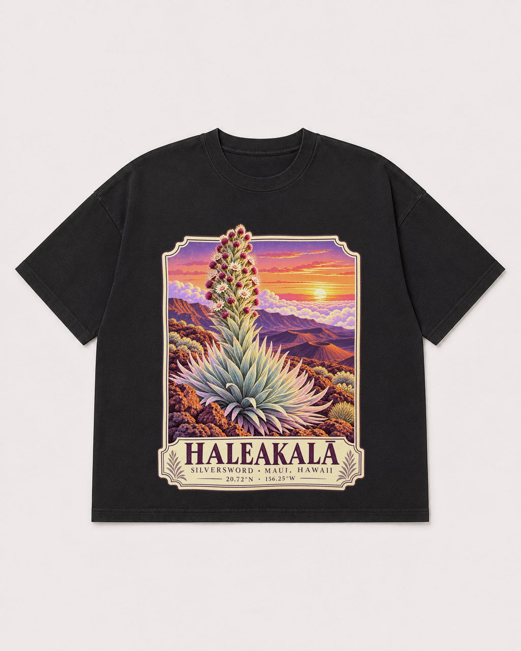 Mockup Boxy Heavyweight Tee Black product