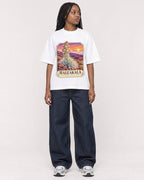Mockup Boxy Heavyweight Tee White female full-body 04