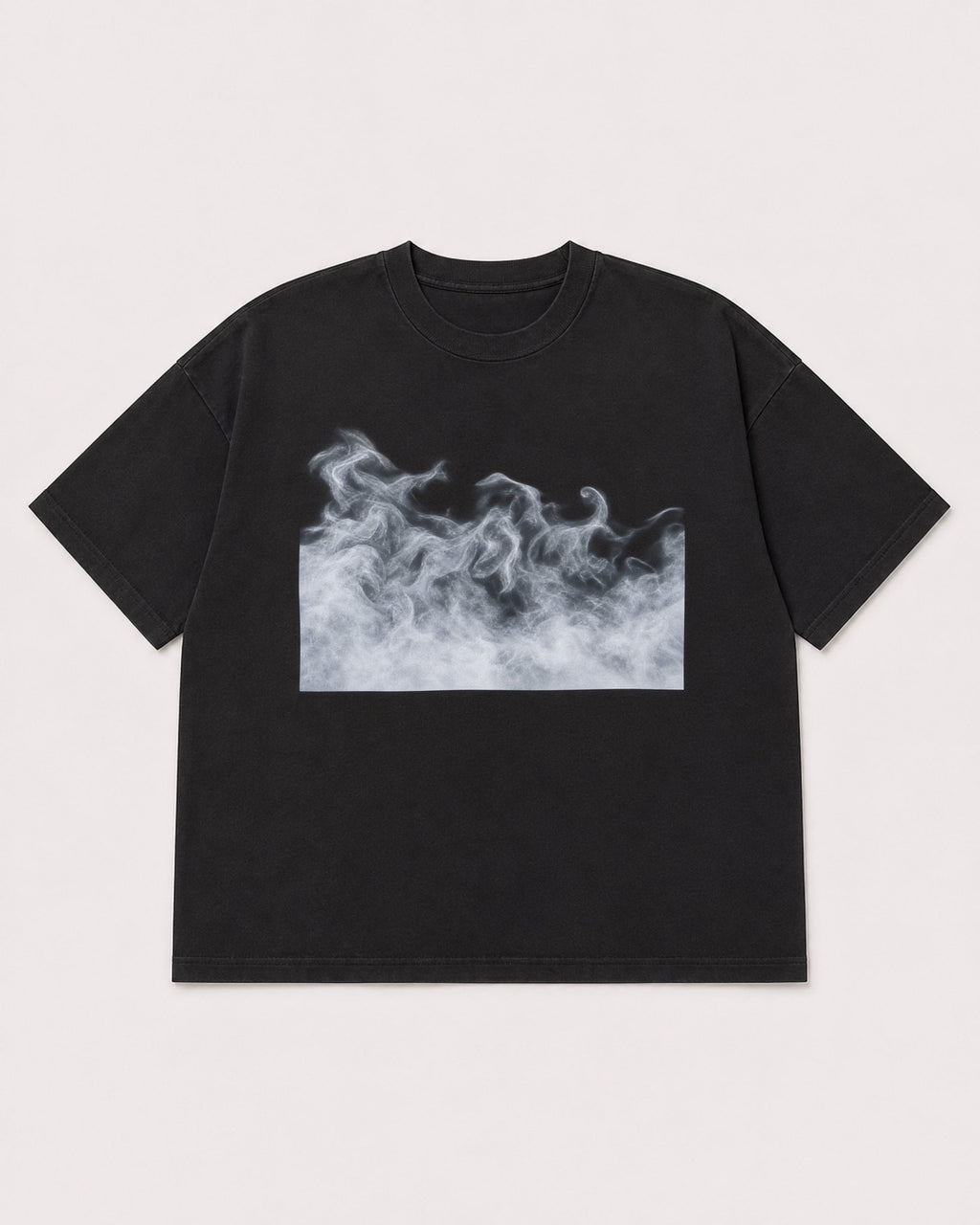 Mockup Boxy Heavyweight Tee Black product