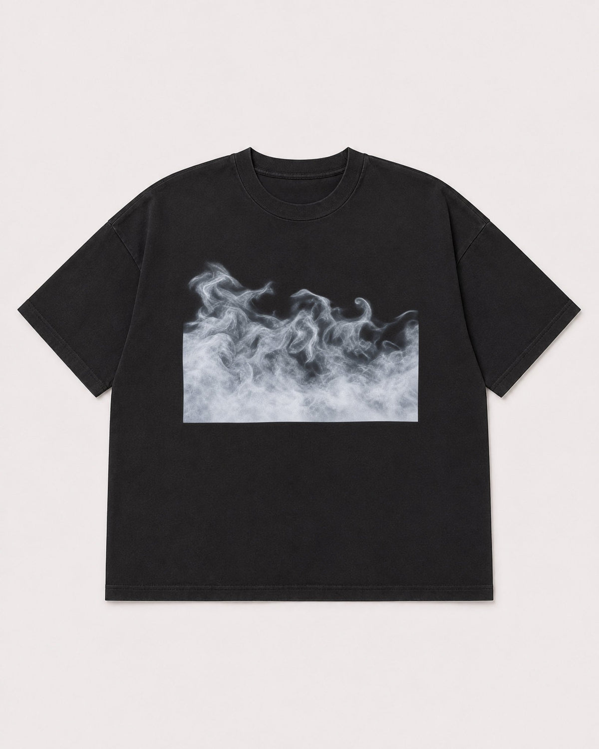 Mockup Boxy Heavyweight Tee Black product