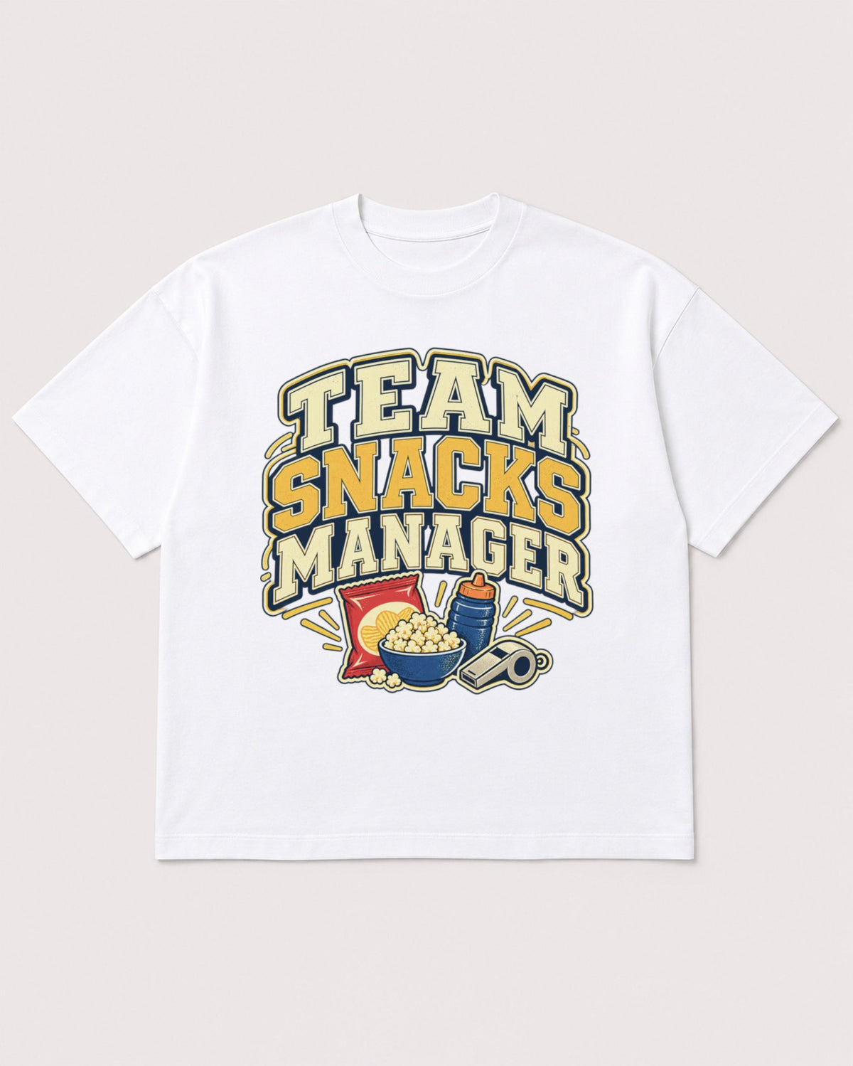 Mockup Boxy Heavyweight Tee White product