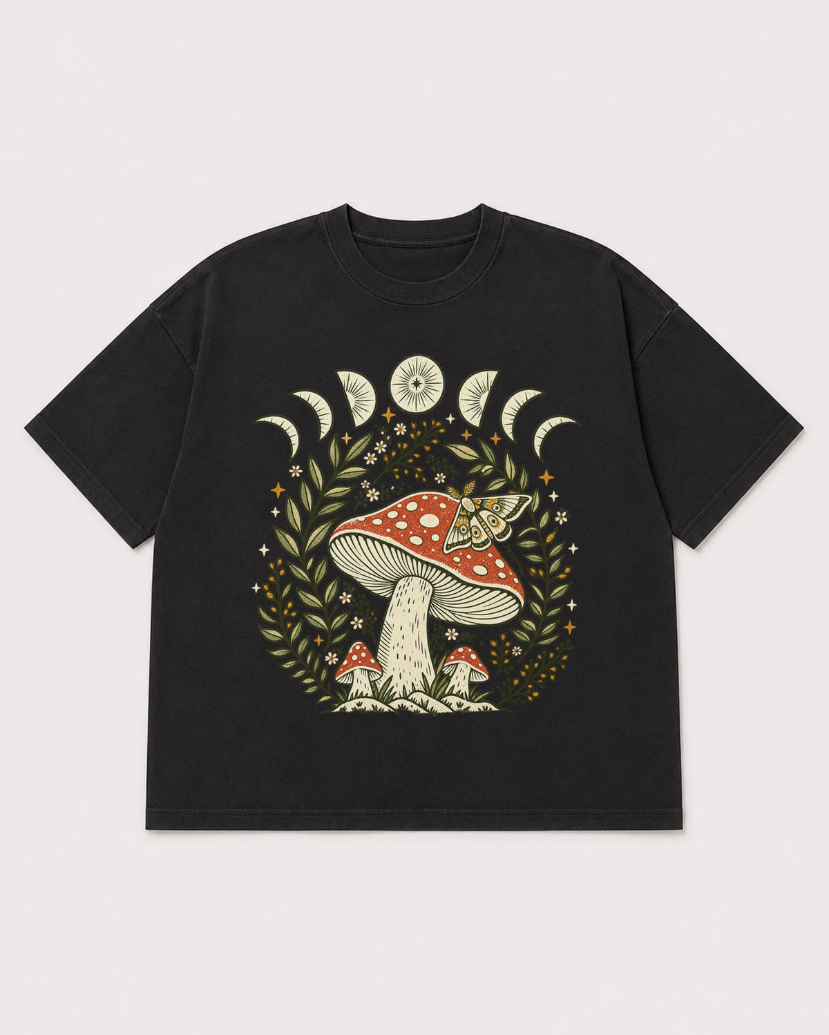 Mockup Boxy Heavyweight Tee Black product