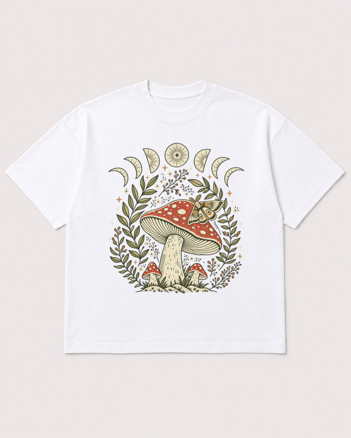 Mockup Boxy Heavyweight Tee White product