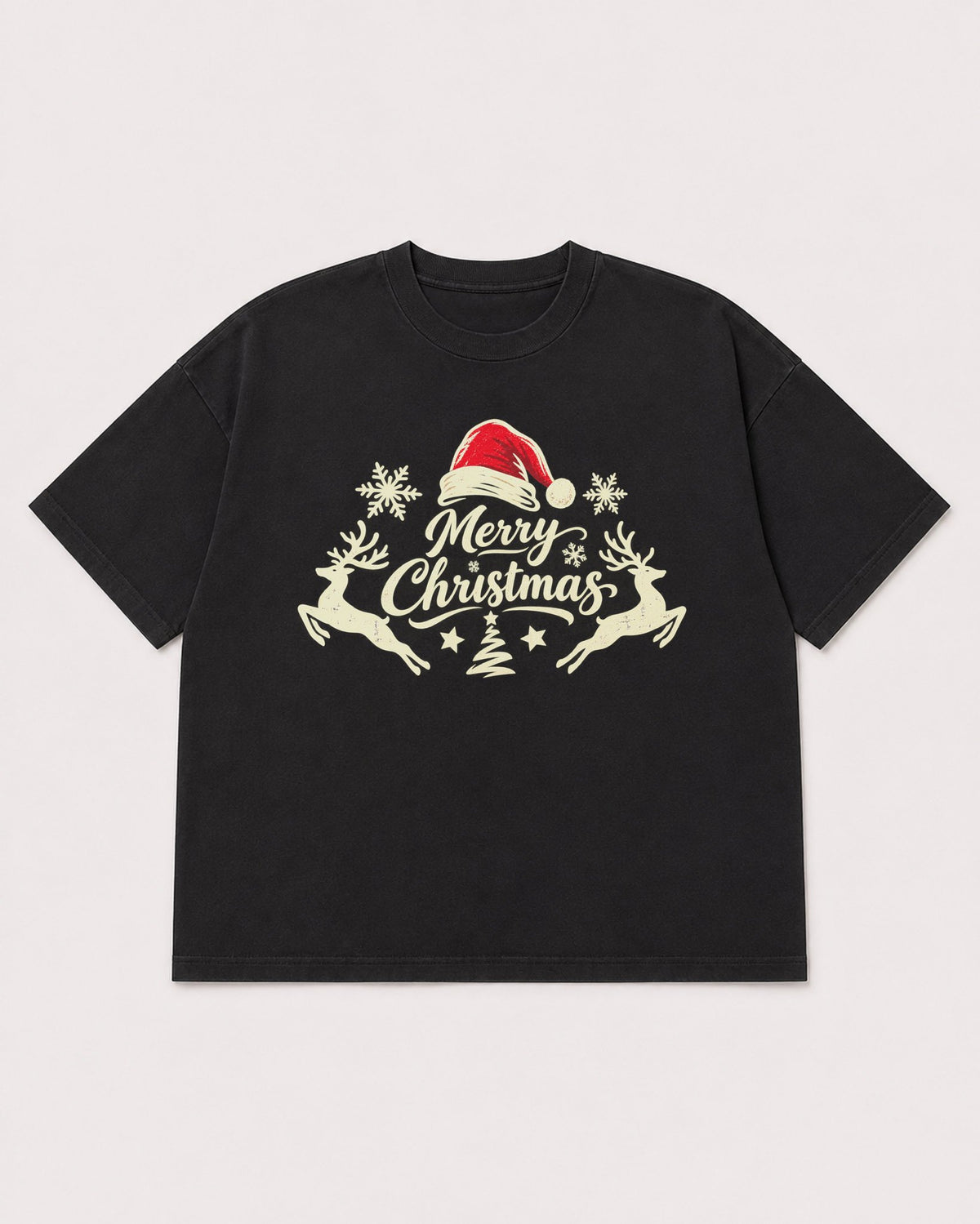 Mockup Boxy Heavyweight Tee Black product