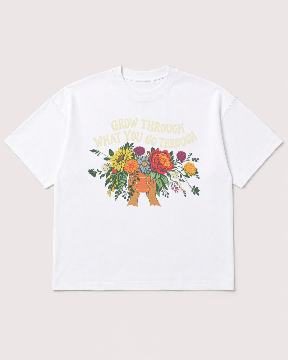 Mockup Boxy Heavyweight Tee White product
