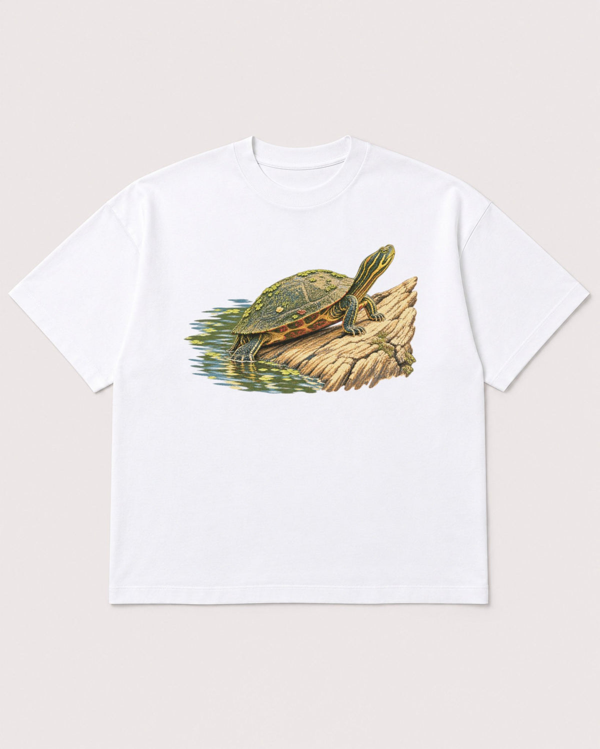 Mockup Boxy Heavyweight Tee White product