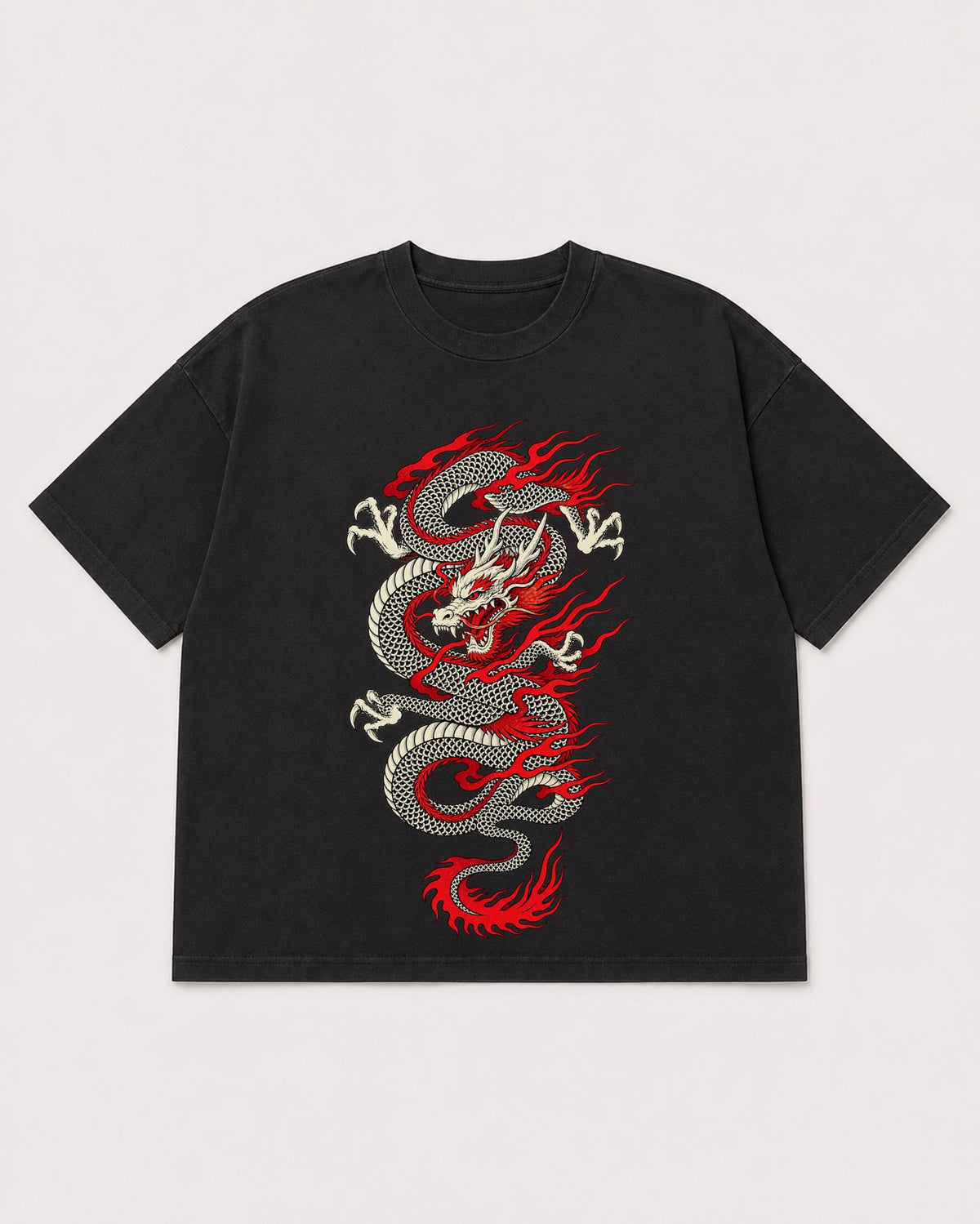 Mockup Boxy Heavyweight Tee Black product
