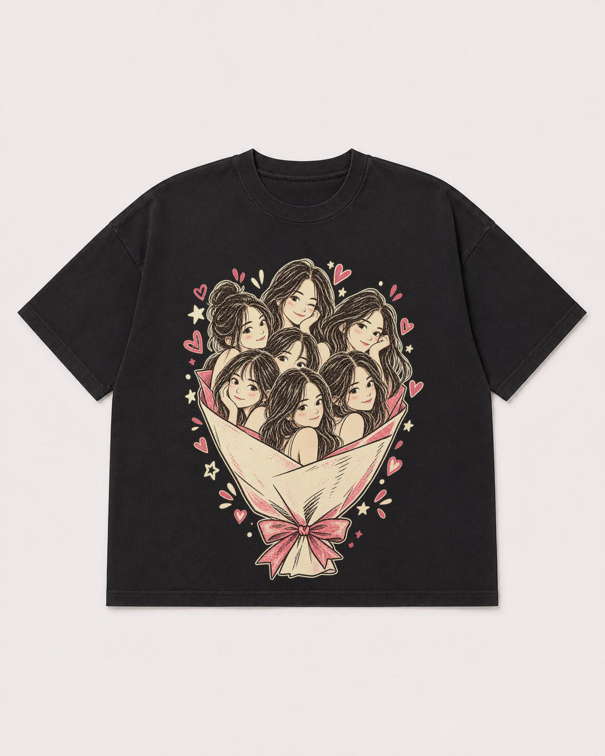 Mockup Boxy Heavyweight Tee Black product