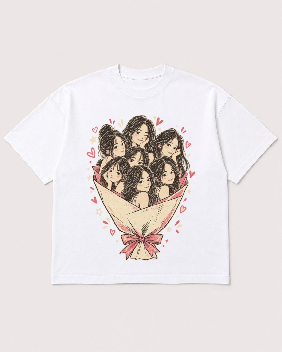 Mockup Boxy Heavyweight Tee White product