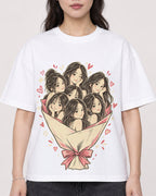 Mockup Boxy Heavyweight Tee White female close-up 03