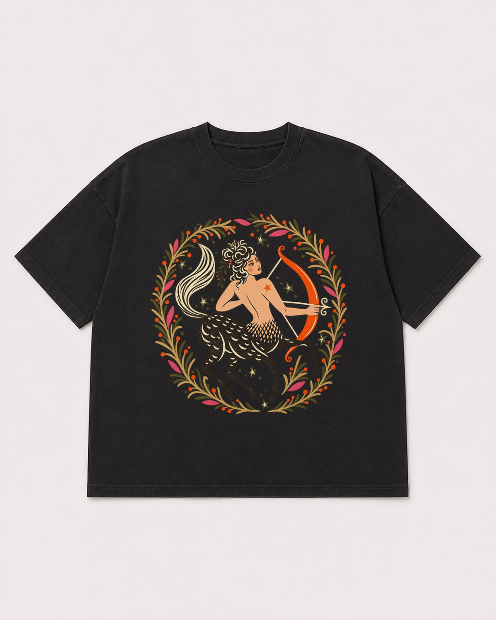 Mockup Boxy Heavyweight Tee Black product