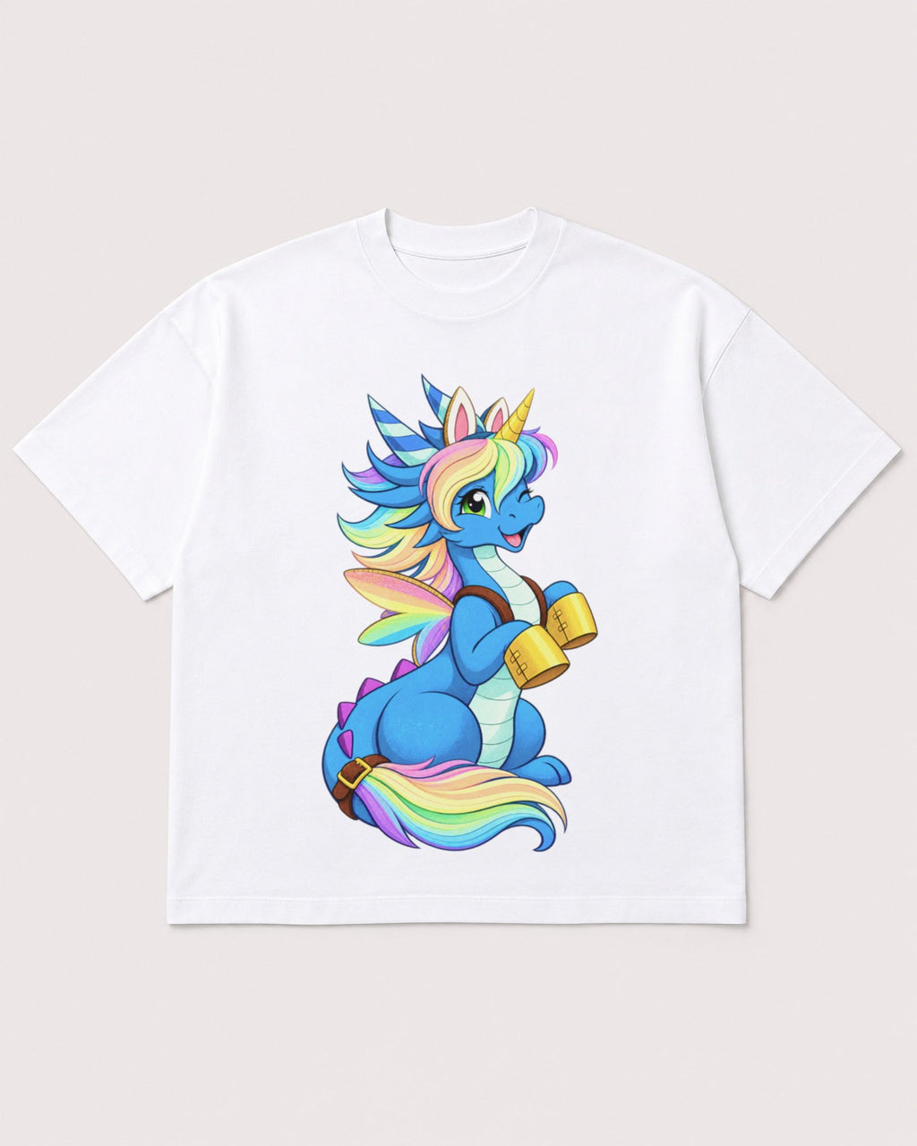 Mockup Boxy Heavyweight Tee White product