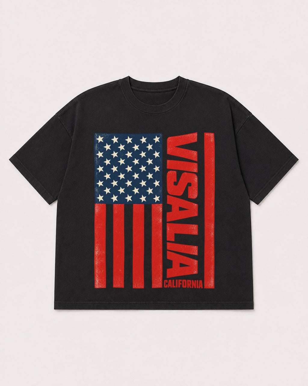 Mockup Boxy Heavyweight Tee Black product