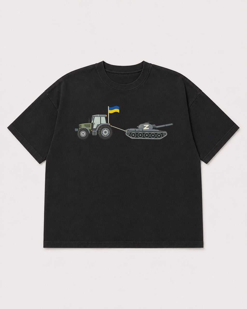 Mockup Boxy Heavyweight Tee Black product