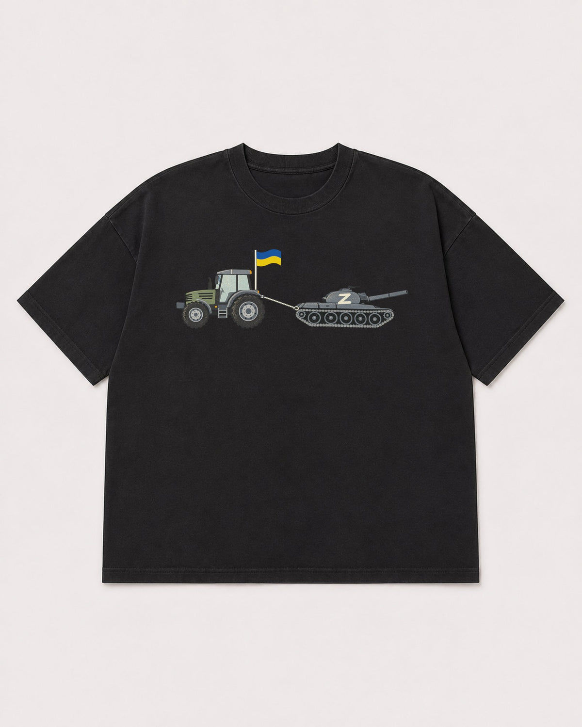 Mockup Boxy Heavyweight Tee Black product