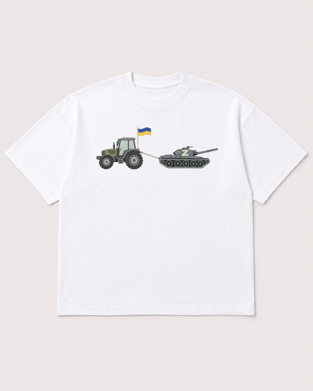 Mockup Boxy Heavyweight Tee White product