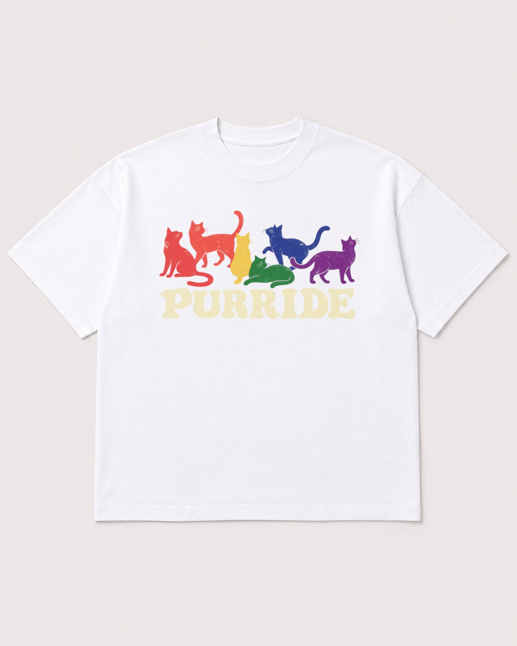 Mockup Boxy Heavyweight Tee White product