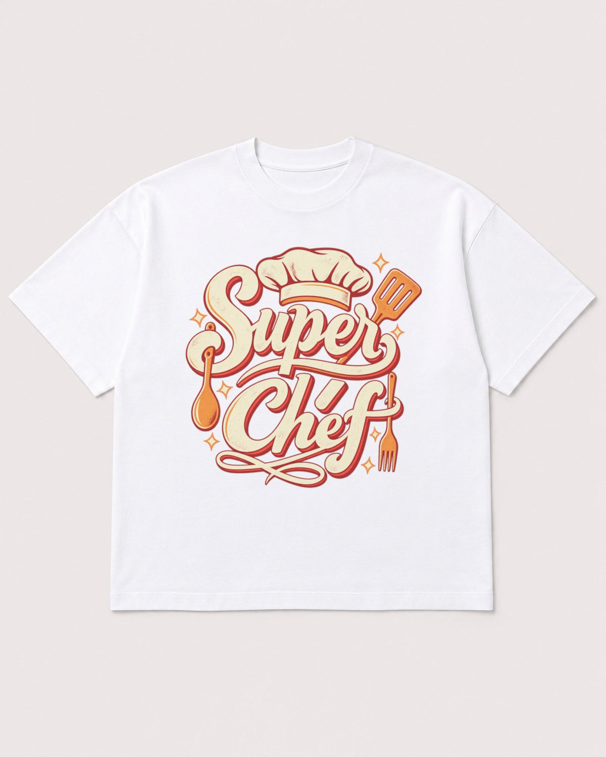 Mockup Boxy Heavyweight Tee White product