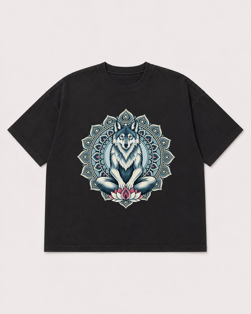 Mockup Boxy Heavyweight Tee Black product