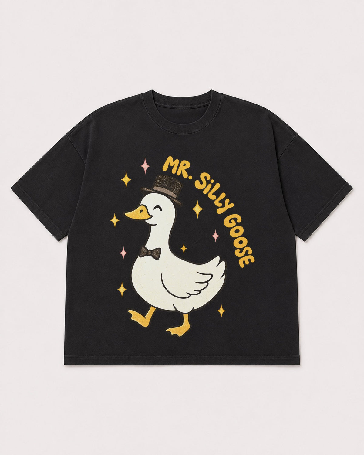 Mockup Boxy Heavyweight Tee Black product
