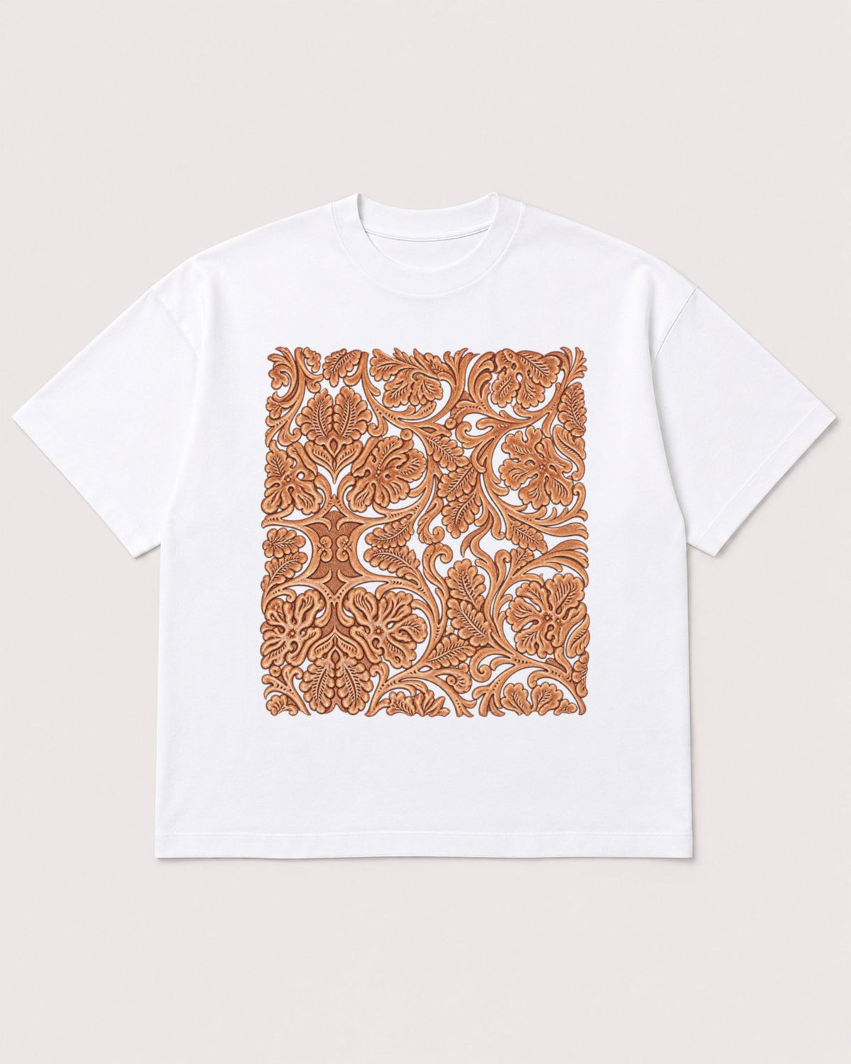 Mockup Boxy Heavyweight Tee White product