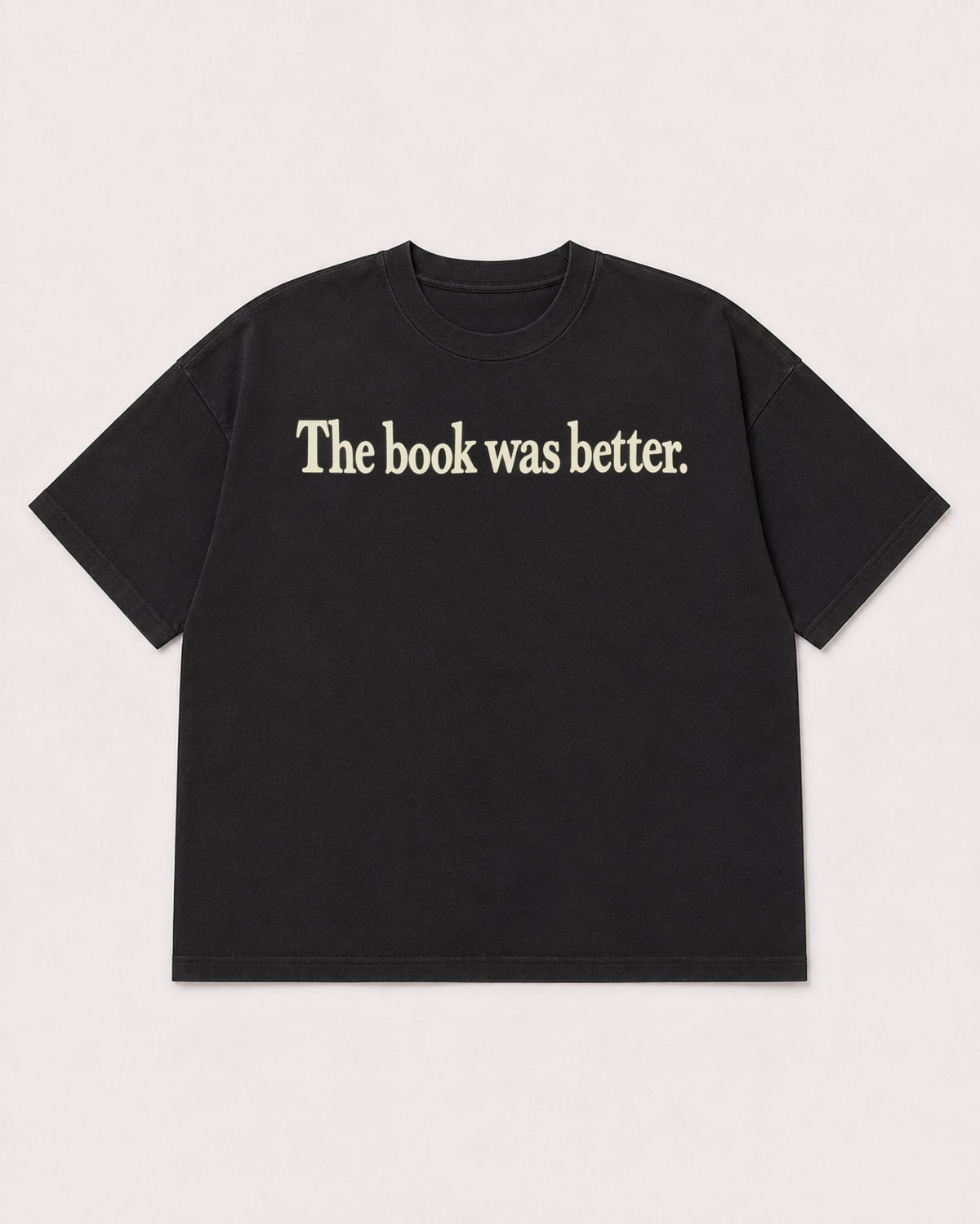 Mockup Boxy Heavyweight Tee Black product