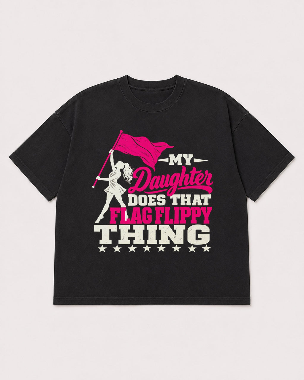 Mockup Boxy Heavyweight Tee Black product