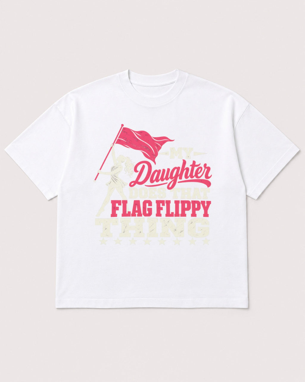 Mockup Boxy Heavyweight Tee White product