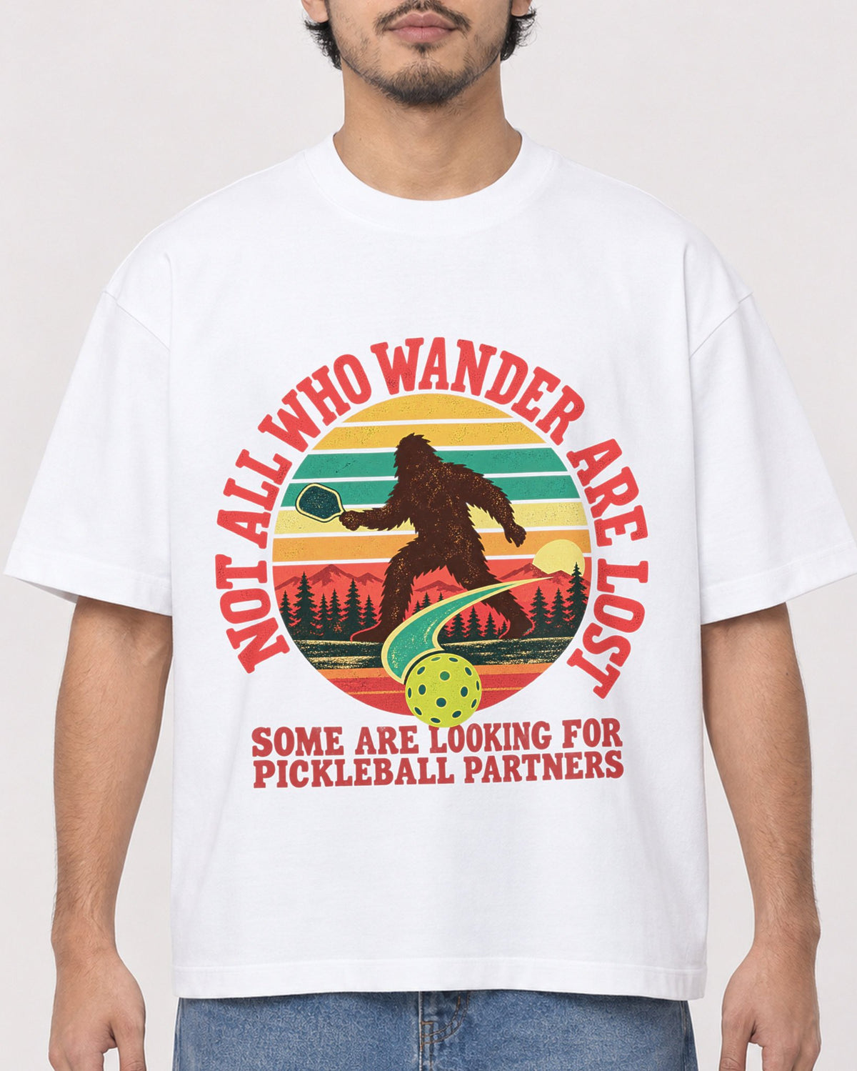Mockup Boxy Heavyweight Tee White male close-up 02