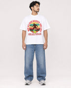 Mockup Boxy Heavyweight Tee White male full-body 02