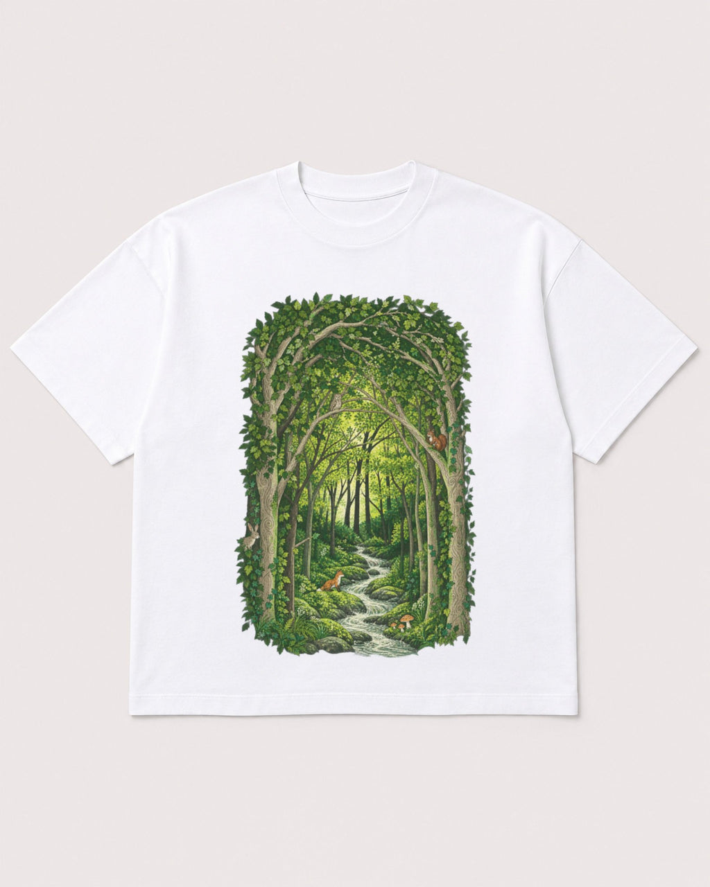 Mockup Boxy Heavyweight Tee White product