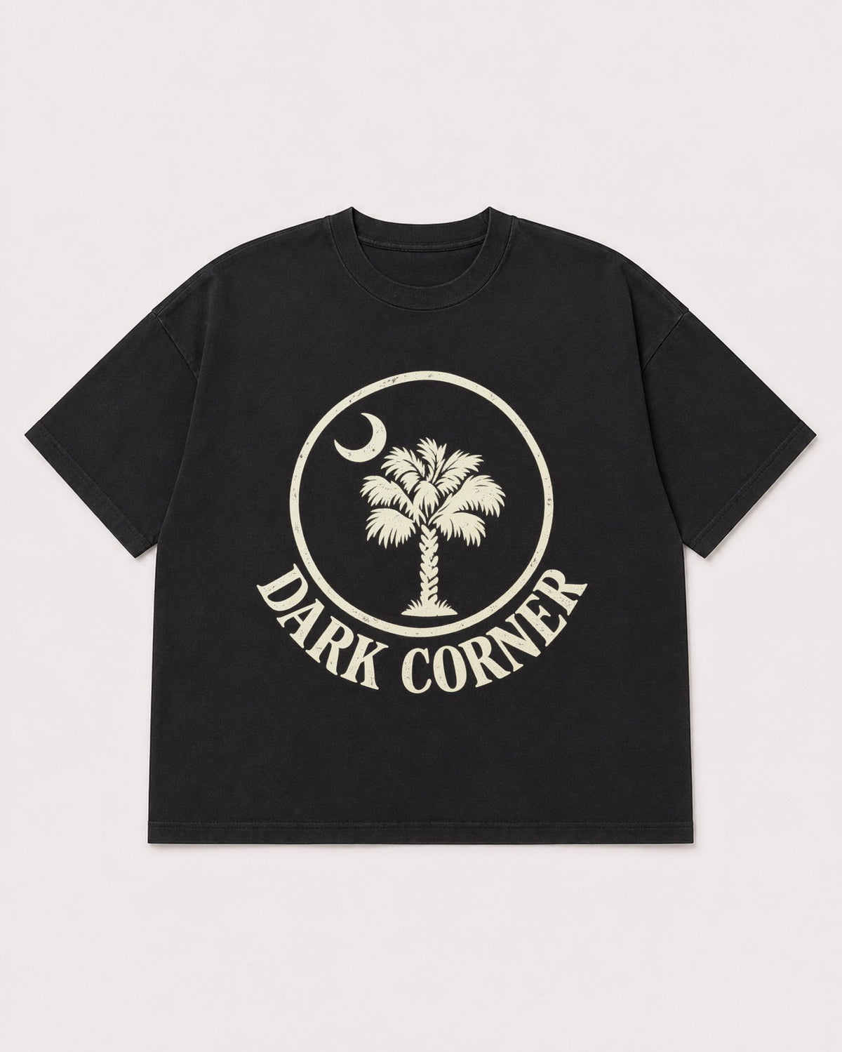 Mockup Boxy Heavyweight Tee Black product