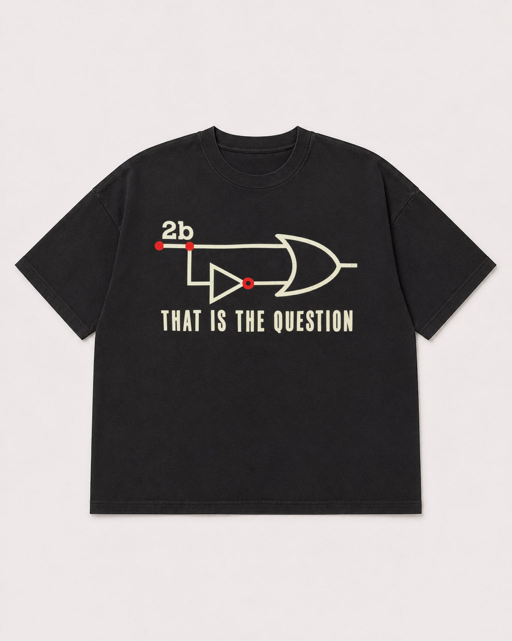 Mockup Boxy Heavyweight Tee Black product