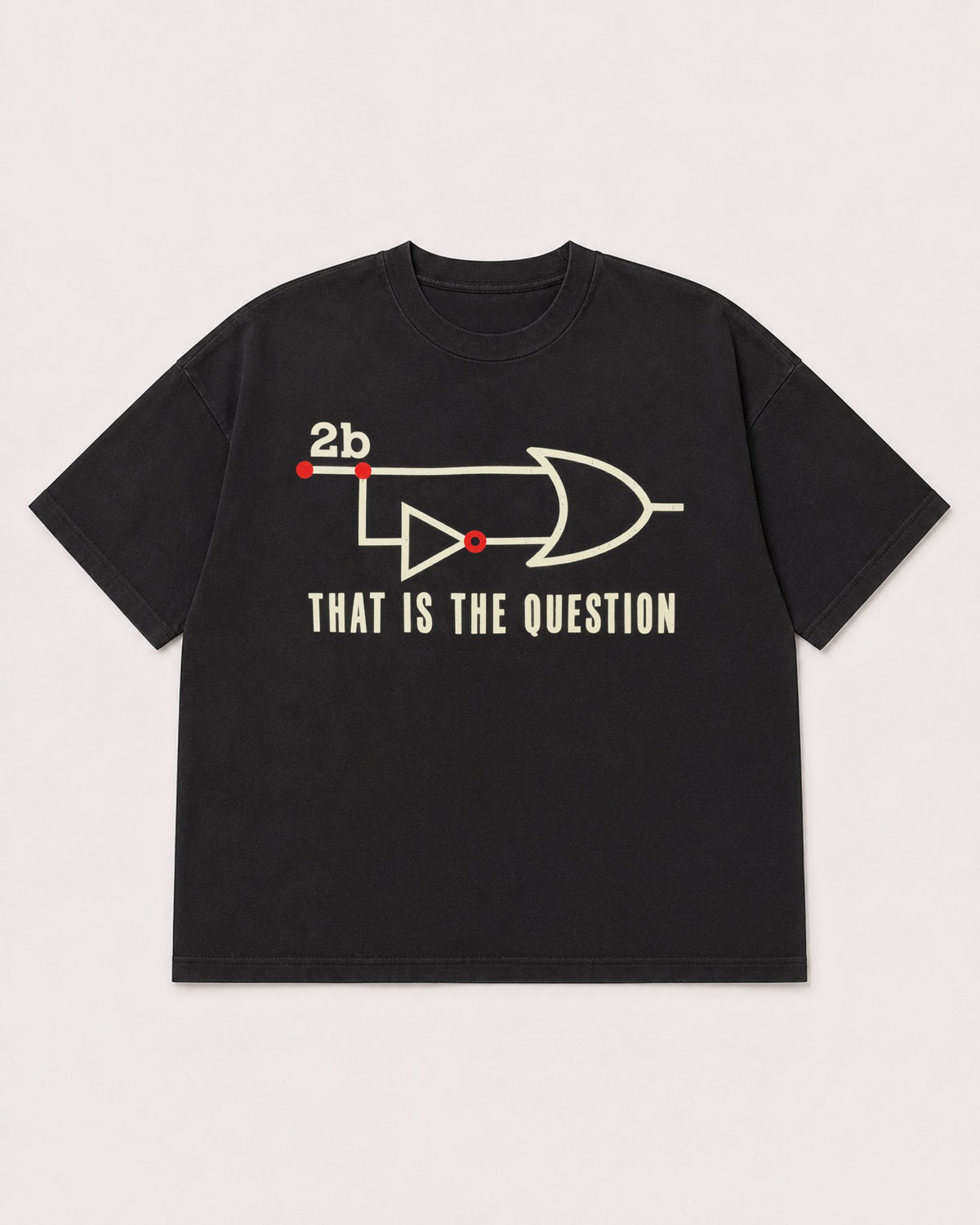 Mockup Boxy Heavyweight Tee Black product