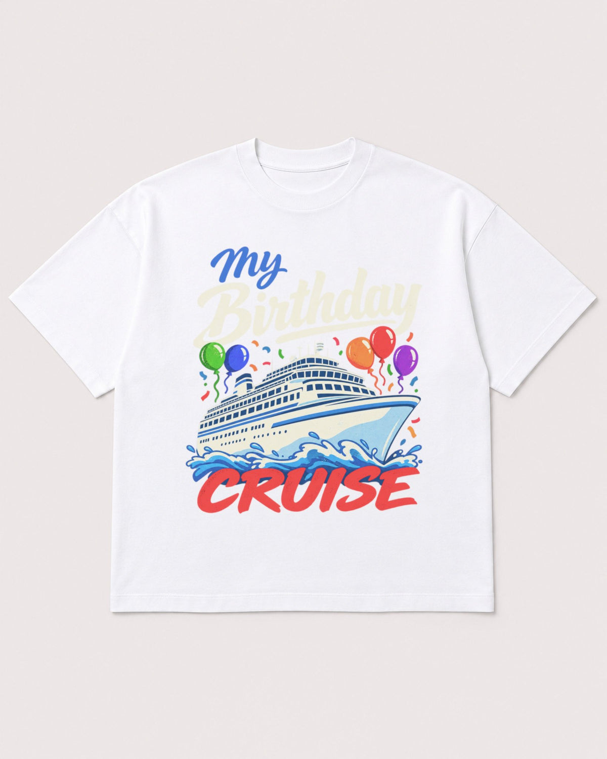 Mockup Boxy Heavyweight Tee White product