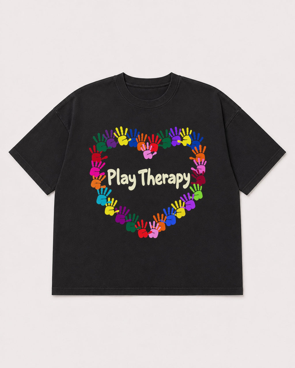 Mockup Boxy Heavyweight Tee Black product