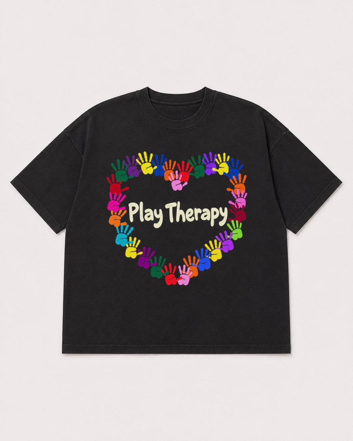 Mockup Boxy Heavyweight Tee Black product