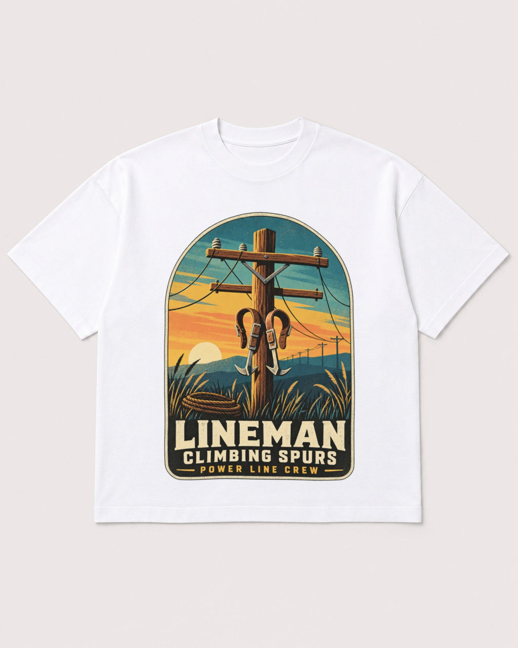 Mockup Boxy Heavyweight Tee White product