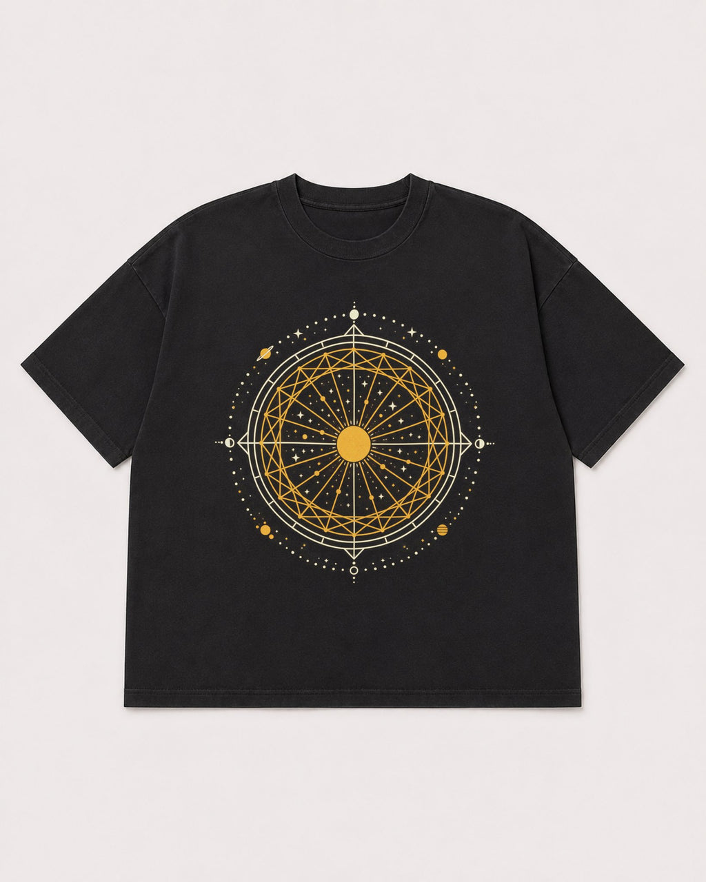 Mockup Boxy Heavyweight Tee Black product