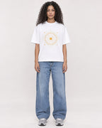 Mockup Boxy Heavyweight Tee White female full-body 10