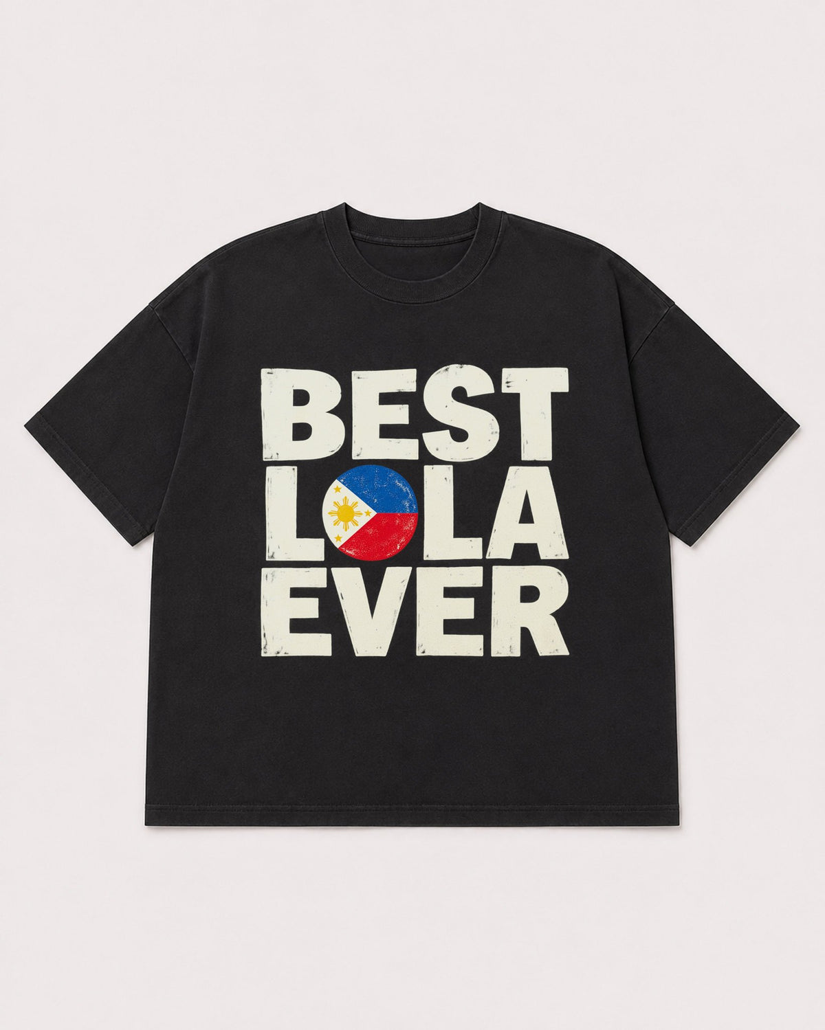 Mockup Boxy Heavyweight Tee Black product