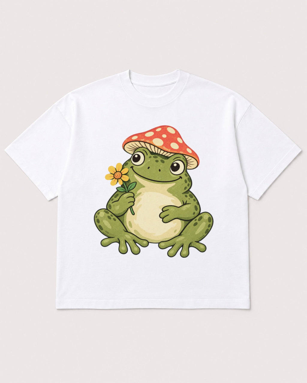 Mockup Boxy Heavyweight Tee White product