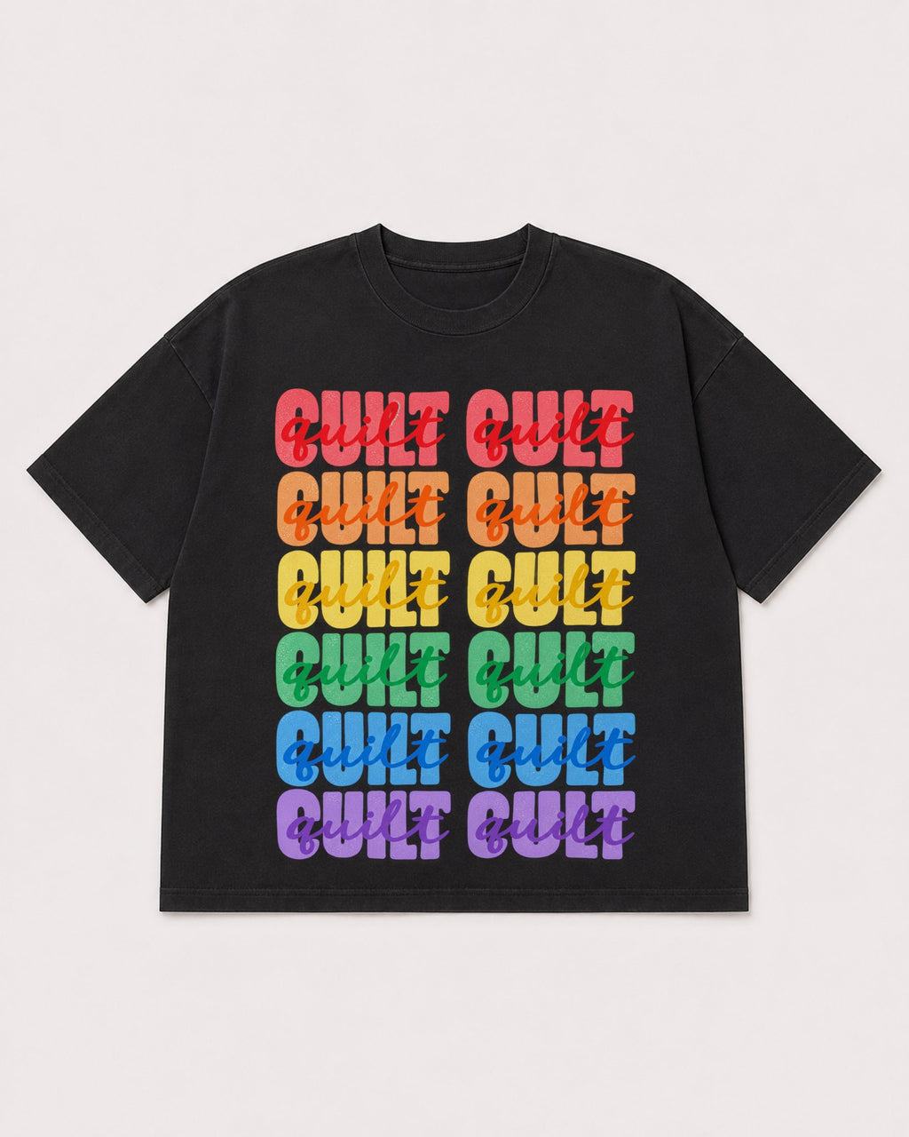 Mockup Boxy Heavyweight Tee Black product