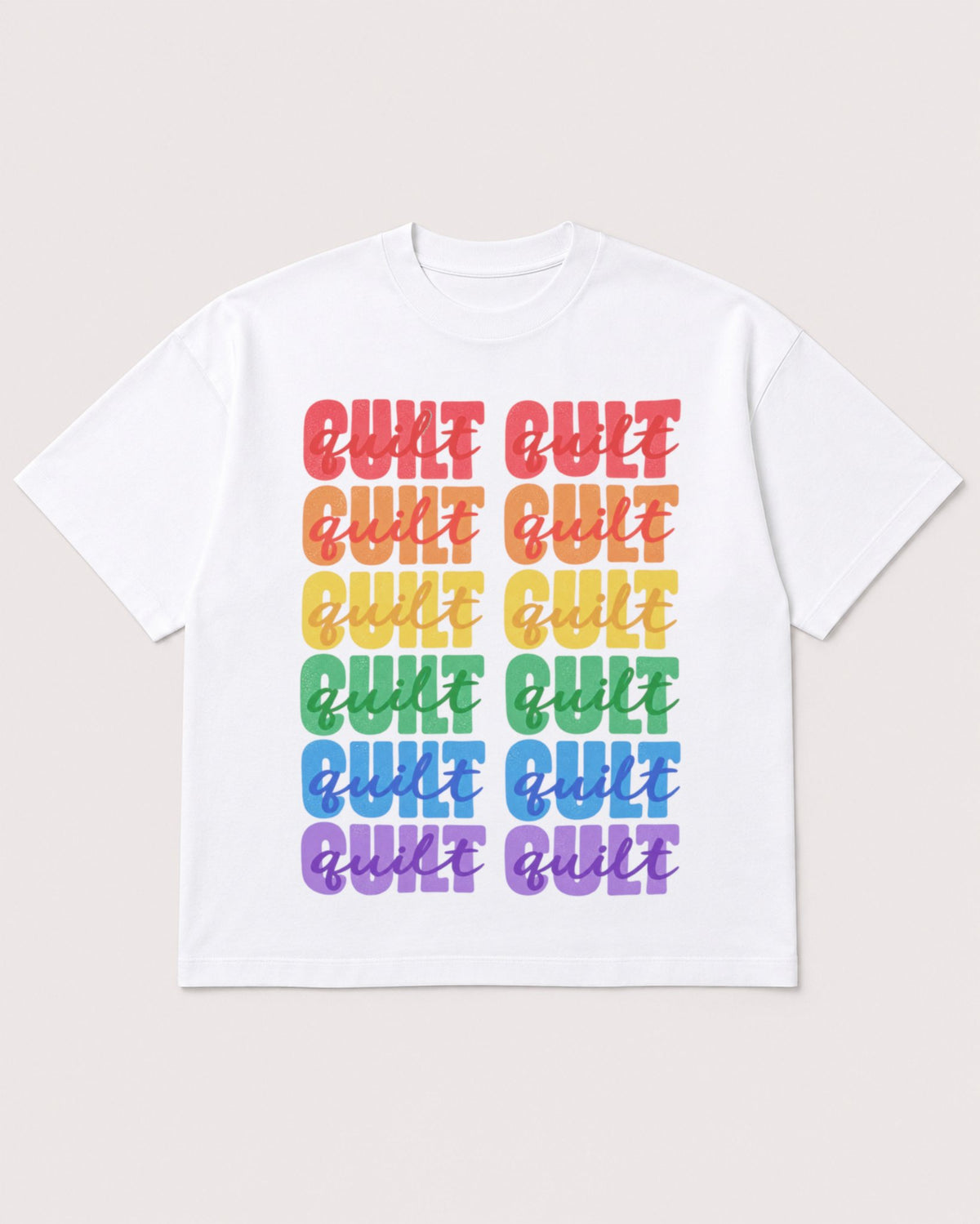 Mockup Boxy Heavyweight Tee White product