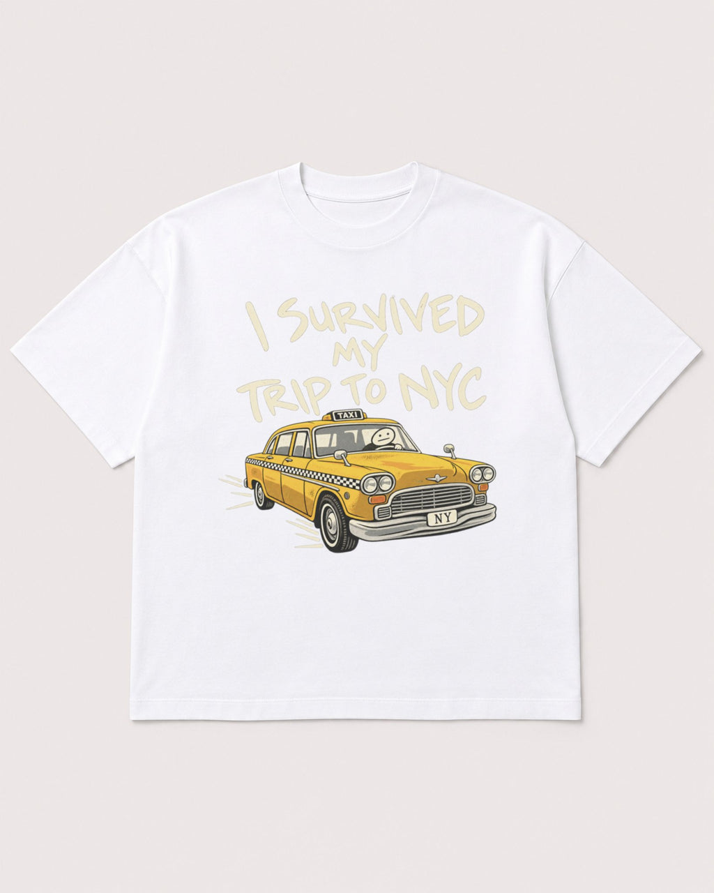 Mockup Boxy Heavyweight Tee White product