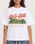 Mockup Boxy Heavyweight Tee White female close-up 06
